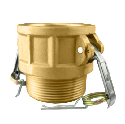 B075B by Jason Industrial | Part B | Cam & Groove Adapter | 3/4" Female Coupler x 3/4" Male NPT | Brass
