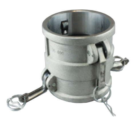 DD2020S by Jason Industrial | Part DD | Cam & Groove Spool Coupler | 2" Female Coupler x 2 " Female Coupler | Stainless Steel