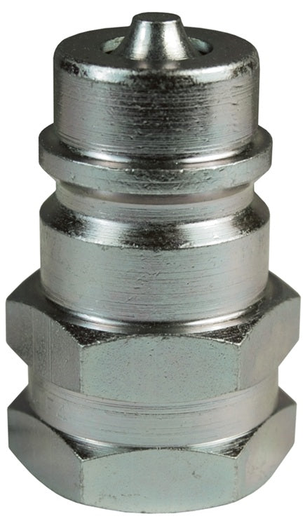 K2F2 by Dixon Valve | Hydraulic Quick Disconnect Coupling | K-Series | 1/4" Female NPTF x 1/4" ISO-A Interchange | Plug | Steel