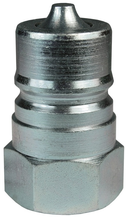 K12BF12 by Dixon Valve | Hydraulic Quick Disconnect Coupling | K-Series | 1-1/2" Female BSPP x 1-1/2" ISO-A Interchange | Plug | Steel