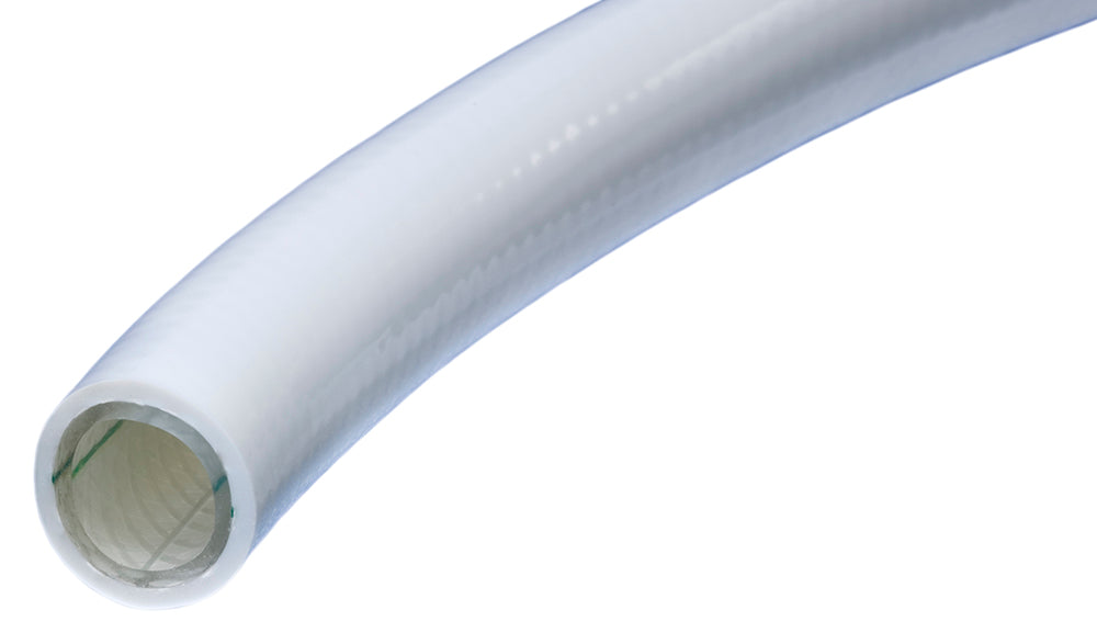 K6155-08X300 Kuri-Tec by Kuriyama | K6155 Series | High Purity PVC Potable Water Hose | 1/2" ID | .750" OD | 200 PSI | White | 300ft Length