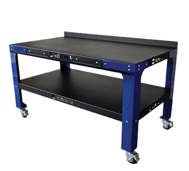 KBENCH4 by Kuriyama | Modular Premium 4ft Long Shop Workbench | 46" L x 38" W x 40" H | Powder Coated Steel
