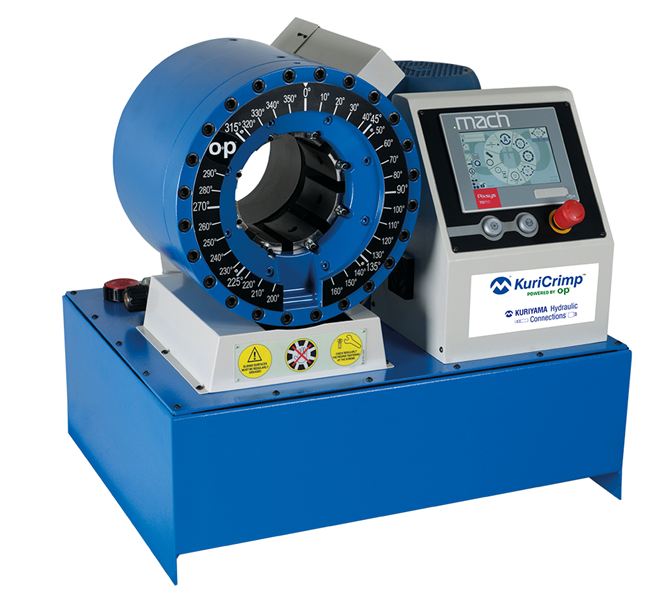KC3-H130-230/1 KuriCrimp™ by Kuriyama | KC3-H130 Series | Standard Volume Crimper | 5.5 HP (230 V) 1 PH Motor | 210 Ton Crimping Force | Includes: Electric Foot Pedal, Crimp Calculator, Die Segment Change Tool