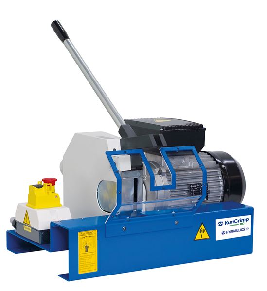 KCS-TF2/E-230/1 KuriSaws™ by Kuriyama | KCS-TF2/E Series | Hose Saw | 4 HP (230 V) 1 PH Motor | For Flexible Hydraulic Hoses Up To 2" Four Spirals & 1-1/2" Six Spirals