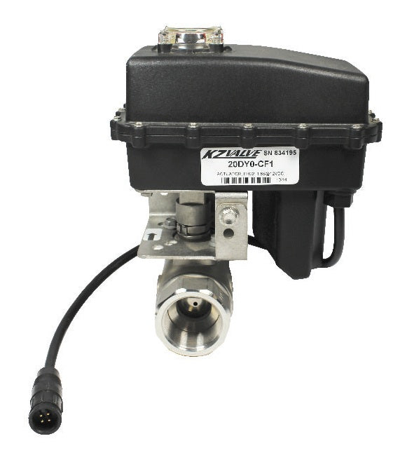 KZ-S8F33-20E8S-C01 KZ Valve by Banjo | Anhydrous Ammonia (NH3) Actuated Valve with Conxall Connector for Raven Systems | 1" Female NPT | Control Type: FAST RATE | Stainless Steel