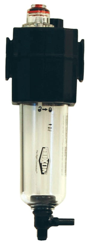 L73M-4 by Dixon Valve | L73M Series 1 | Compact Micro-Fog Lubricator | 1/2" Port Size | 60 SCFM | 4 oz. Transparent Bowl