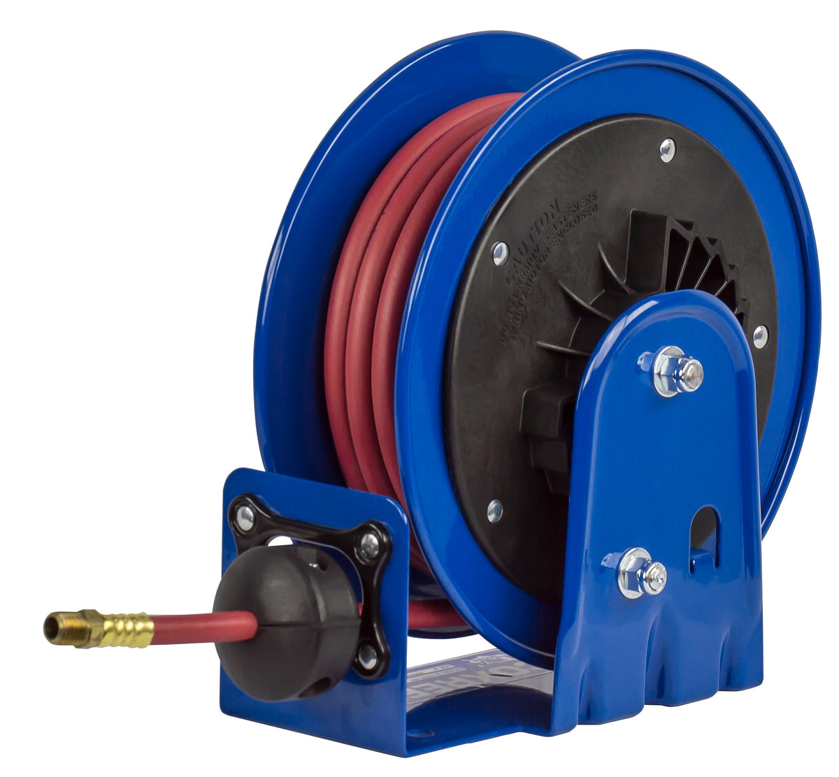 LG-LP-320 by Coxreels | LG Series | 300 PSI Spring Driven Hose Reel | 3/8" Hose ID, 3/8" FNPT Inlet x 3/8" MNPT Hose End | Steel | 20ft PVC Hose Included