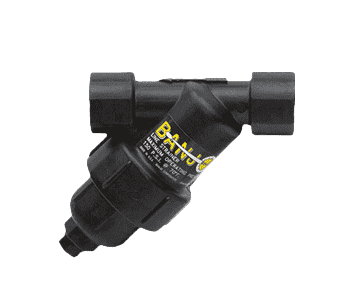 LS200-50 by Banjo | Line Y Strainer | 2" x 2" Female NPT with 50 Mesh Stainless Steel Screen | 150 PSI | Polypropylene | Pack of 5