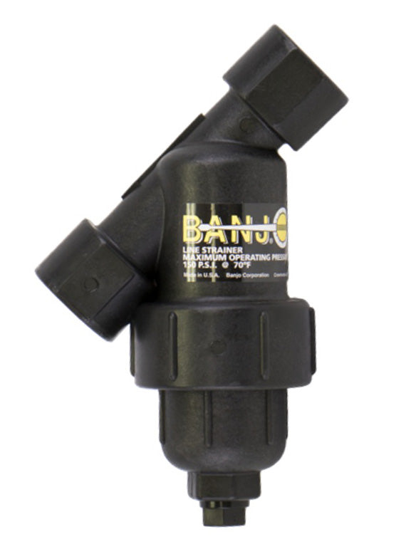 LS075B/C1 by Banjo | Replacement Part for Y Strainers | 1/2" Y Strainer Body, Cap & Gasket