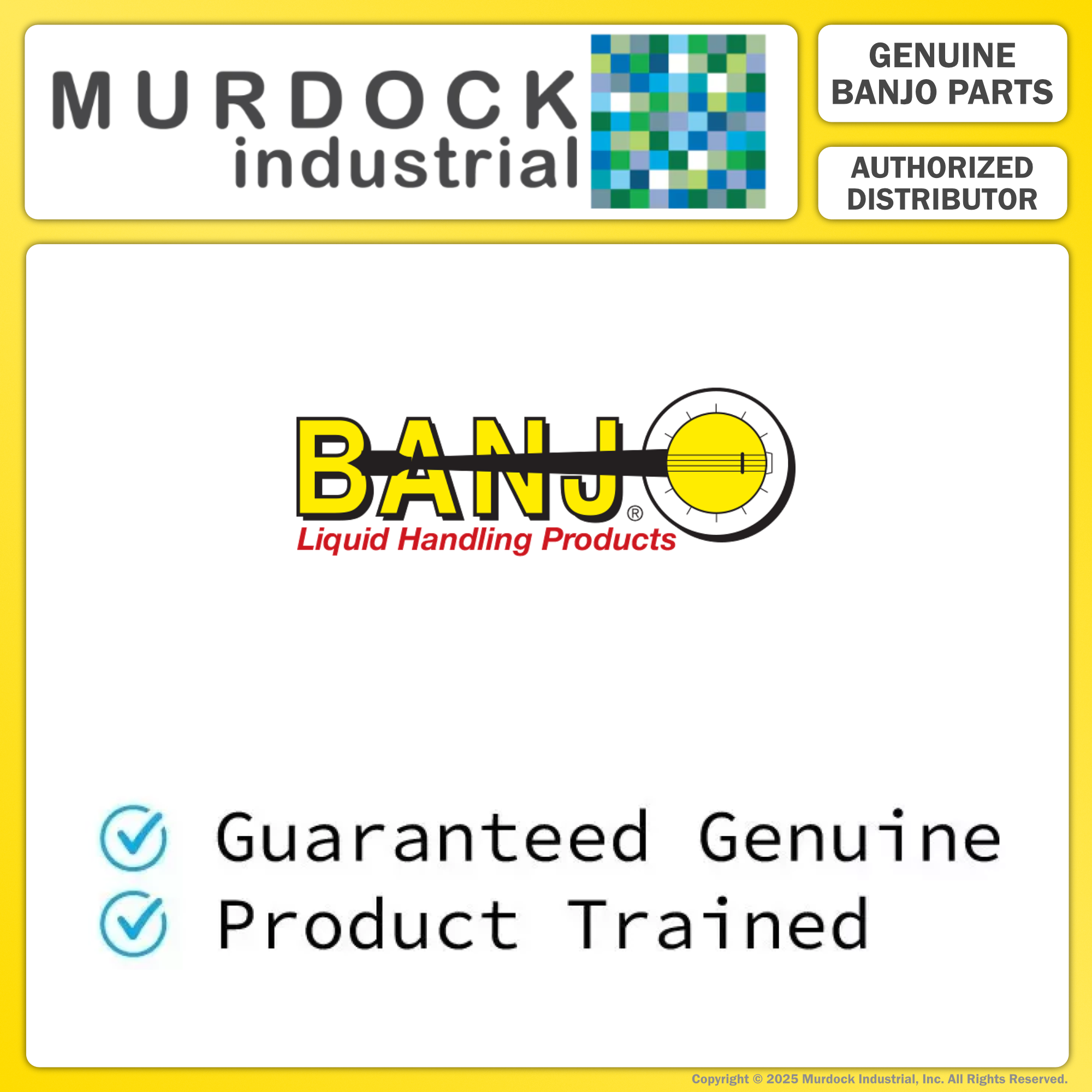 LS200-120 by Banjo | Line Y Strainer | 2" x 2" Female NPT with 120 Mesh Stainless Steel Screen | 150 PSI | Polypropylene