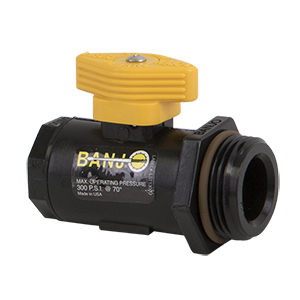LV050100MTLV by Banjo | Micro Valve | 1/2" Female x 1" Male NPT | Micro-Valve Locking Handle | Pack of 10