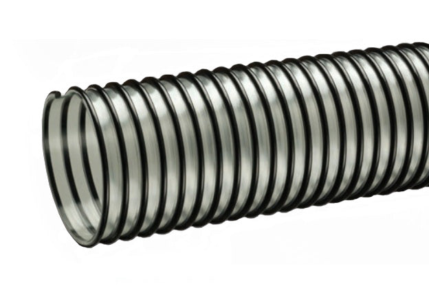 LKC400X50 Tigerflex™ by Kuriyama | Lawn King™ | LKC™ Series | PVC Ducting / Material Handling Hose | 4" ID | 4.57" OD | Transparent | 50ft Length