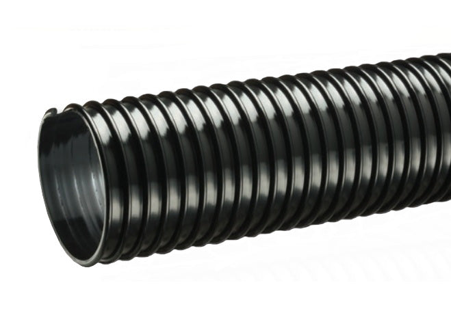 LK600X50 Tigerflex™ by Kuriyama | Lawn King™ | LK™ Series | PVC Ducting / Material Handling Hose | 6" ID | 6.63" OD | Black | 50ft Length