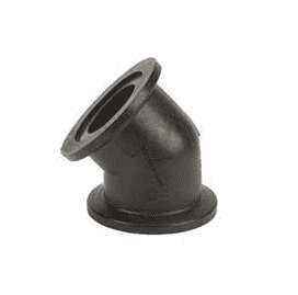 M200CPG45 by Banjo | Manifold Flange Connections for Flanged Coupling | 2" x 2" Flange | 45° Elbow | 300 PSI | Pack of 10