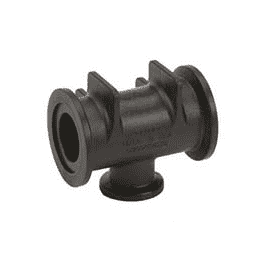M220200TEE by Banjo | Manifold Flange Connections | 2" Full Port Flanged Tee x 2" Flanged | Tee | 300 PSI | Pack of 10