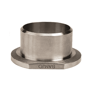 M220BWASS by Banjo | Manifold Flange Connections for Full Port Manifold Butt Weld Adapter | 2" Flange x 2" Butt Weld End | 300 PSI | 316 Stainless Steel