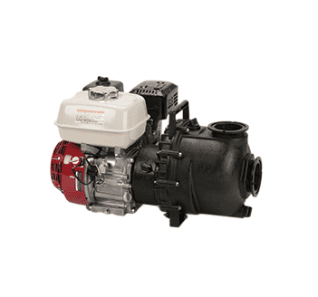 M300PH6W by Banjo | Centrifugal Pumps | 3" Manifold Wet Seal Pump with 6 HP Honda® Engine | Polypropylene