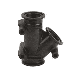 M220Y45 by Banjo | Manifold Flange Connections | 2" Full Port Y Flanged Coupling | 45° Elbow | 300 PSI