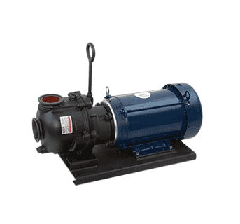 M332PIE10W by Banjo | Centrifugal Pumps | 3" Manifold Cast Iron Wet Seal Pump with 10 HP Three Phase Electric Motor (M332 Series)