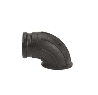 M300ASWP90 by Banjo | Manifold Flange Connections for Sweeps | 3" Flange x Male Adapter | 100 PSI