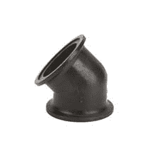 M300CPG45 by Banjo | Manifold Flange Connections for Flanged Coupling | Full Port | 3" x 3" | 45° Elbow | 225 PSI