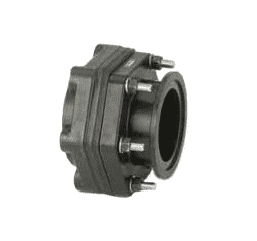 MBF300 by Banjo | IBC Tank Accessories for Manifold Stainless Steel Bolted Tank Flange | 3" Flange x 3" Female Thread | Gasket: EPDM | 150 PSI | Polypropylene | Pack of 5