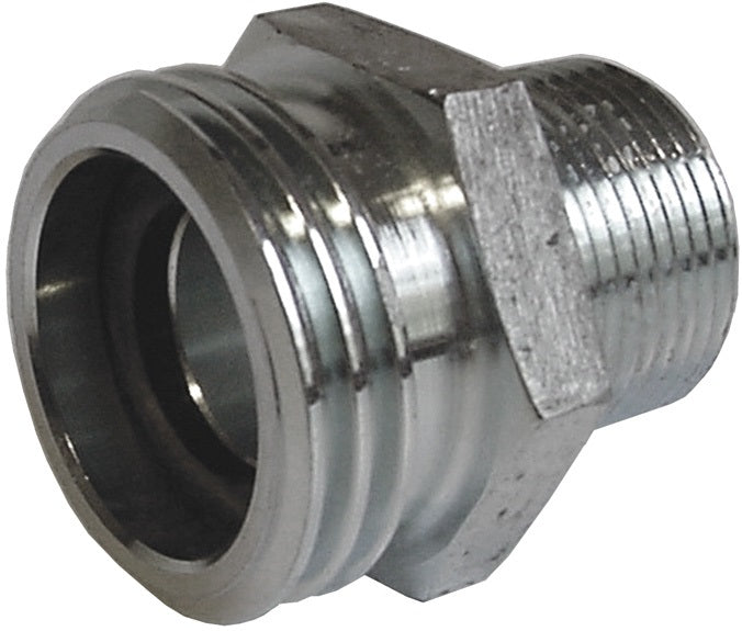 ME233S by Dixon Valve | LP Gas Adapter | 2-1/4" Male Acme x 1-1/4" Male NPT | Steel