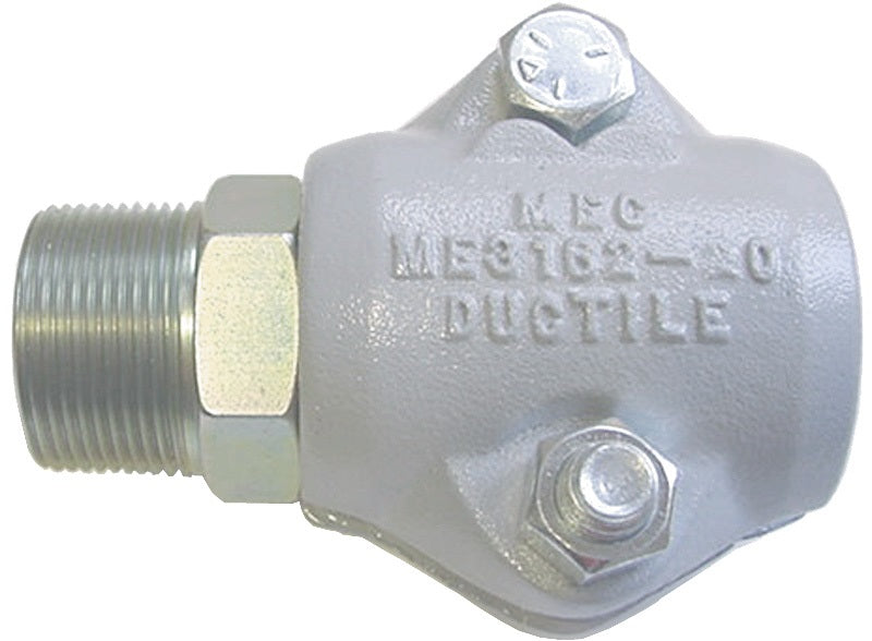 ME3162-24 by Dixon Valve | LP Gas Clamp Style Hose Coupling | 1-1/4" Hose Barb x 1" Male NPT | Steel Nipple | with 2-Piece Ductile Iron Clamp