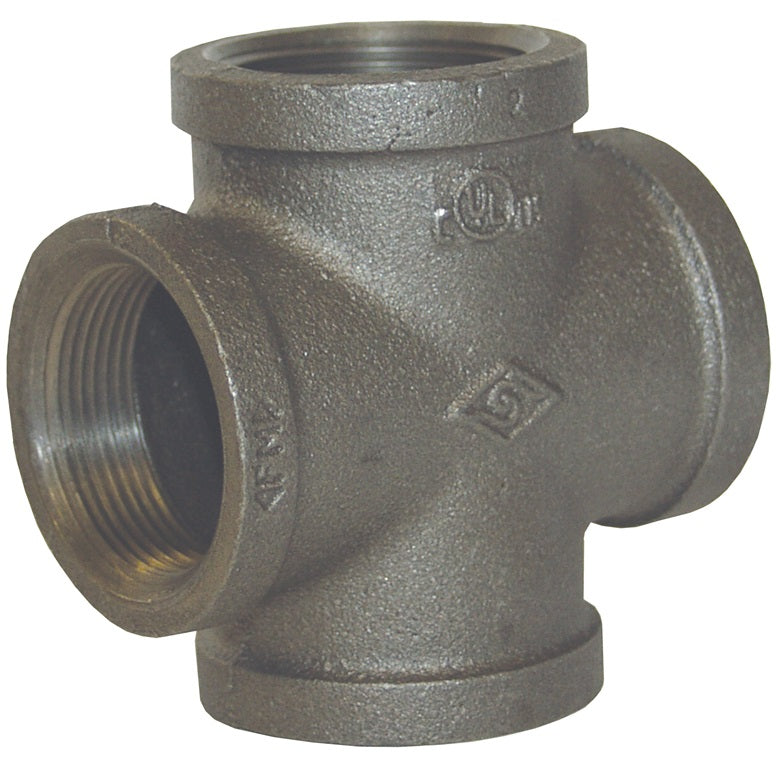 MIC200 by Dixon Valve | Cross Adapter | 2" Female NPT x 2" Female NPT x 2" Female NPT x 2" Female NPT | 150# Iron