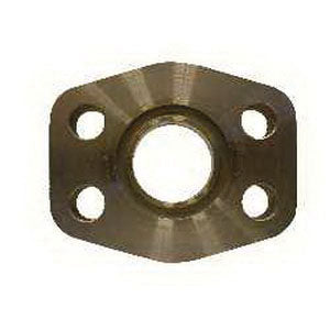 21621212 by Midland | Hydraulic Flange Adapter | Pipe Weld Flange Pad | 3/4" Pipe Weld End x 3/4" Code 62 Flange Pad | Steel