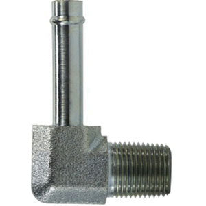 45011612 by Midland | Hydraulic Beaded Hose Fitting | 90° Elbow | 1" Hose Size x 3/4" Male NPTF | Steel
