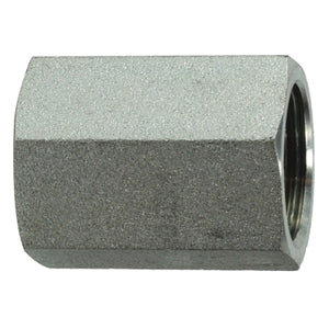 9033-04-02 by Midland | Hydraulic Adapter Coupling | 1/4" Female BSPP x 1/8" Female BSPP | Steel