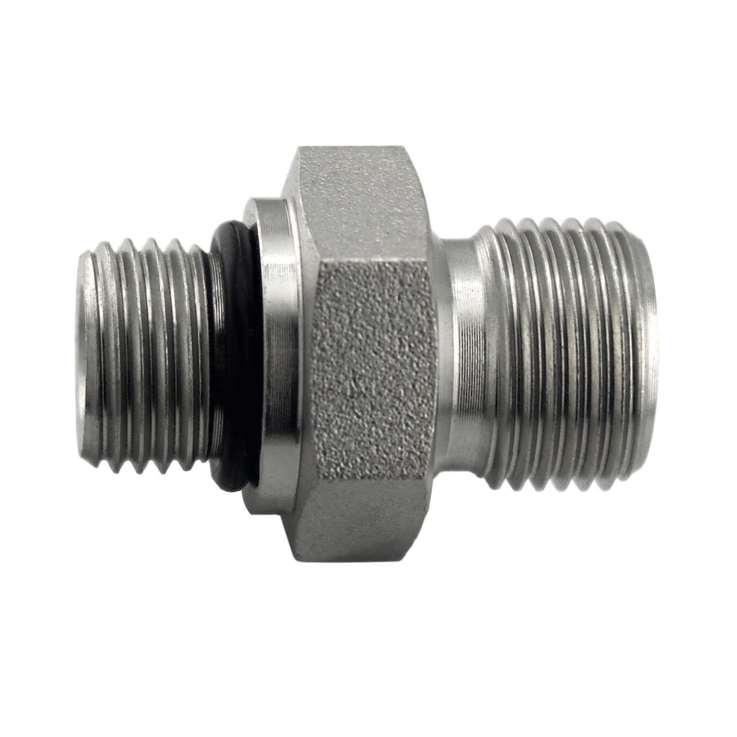 7062-10-10 by Midland | Hydraulic Adapter | 5/8" Male O-Ring Boss x 5/8" Male BSPP | Steel