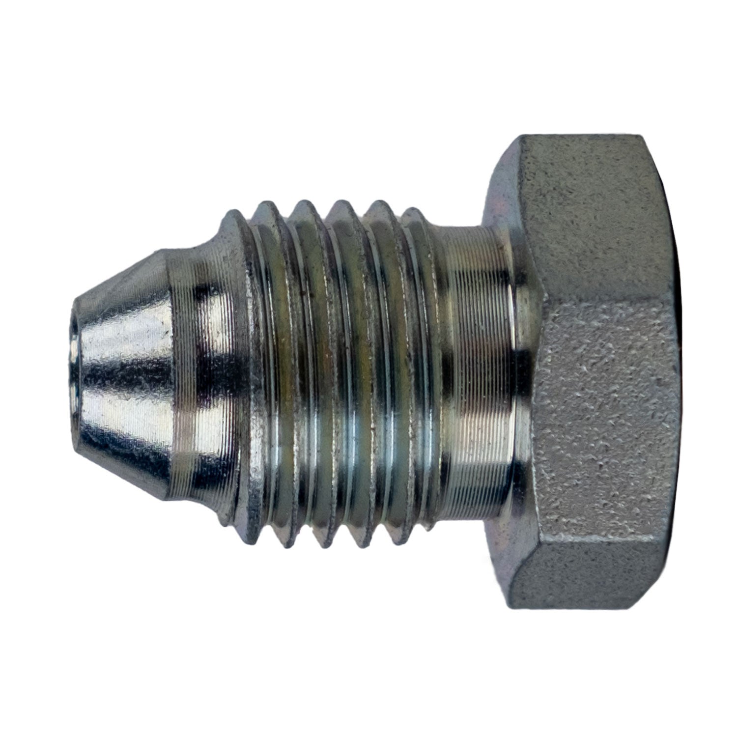 7599-P-18 by Midland | Hydraulic Metric Adapter | Plug | 18x1.5 Male Komatsu | Steel