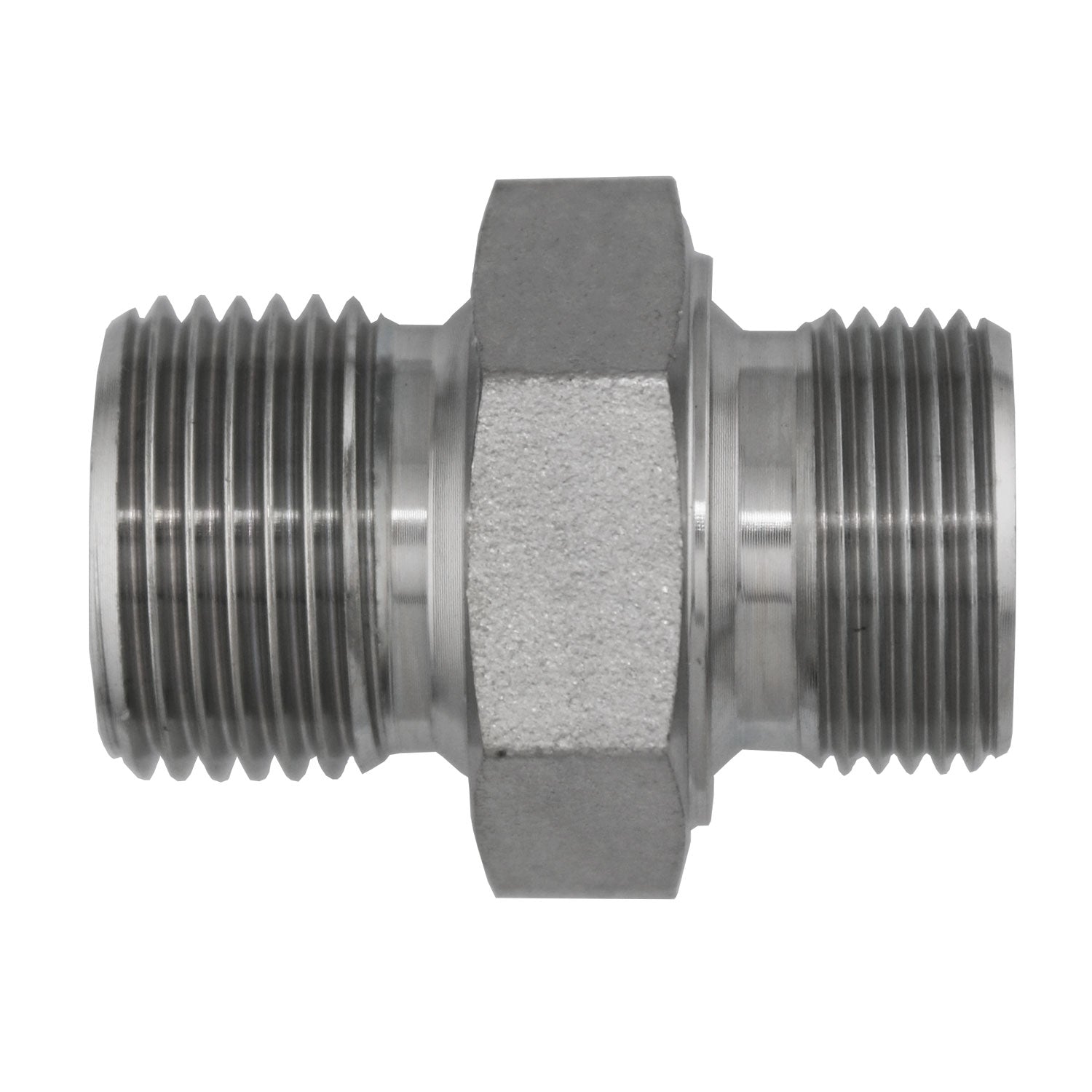 9025-12-26 by Midland | Hydraulic Adapter | 3/4" Male BSPP x M26x1.5 Male Metric | Steel