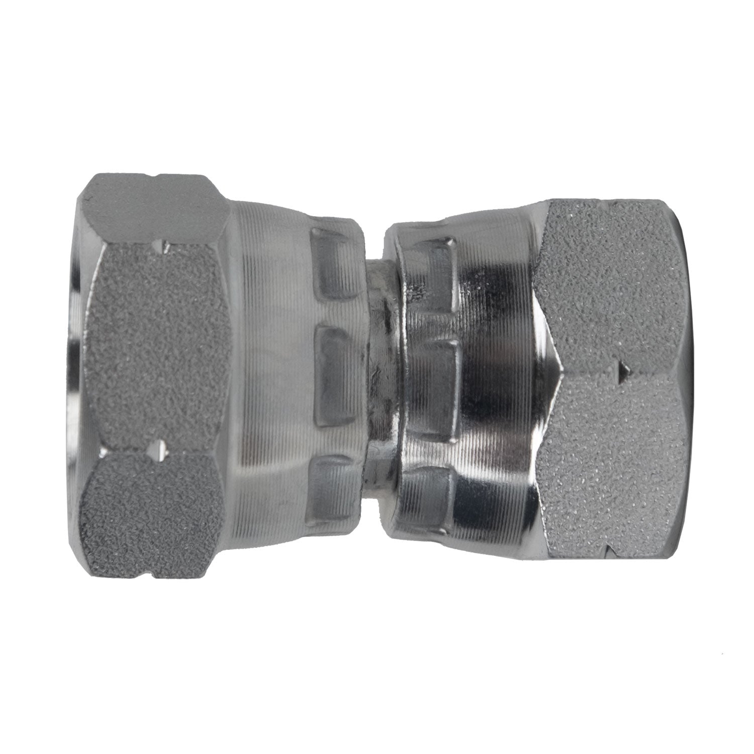 9044-08-08 by Midland | Hydraulic Adapter | Swivel Union | 1/2" Female BSPP Swivel x 1/2" Female BSPP Swivel | Steel