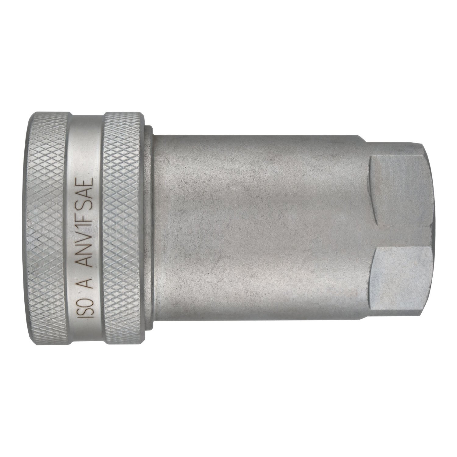 ANV34FSAE by Midland | Hydraulic Quick Disconnect | ISO-A Socket | 3/4" Body Size x 3/4" Female SAE O-Ring Boss | Steel