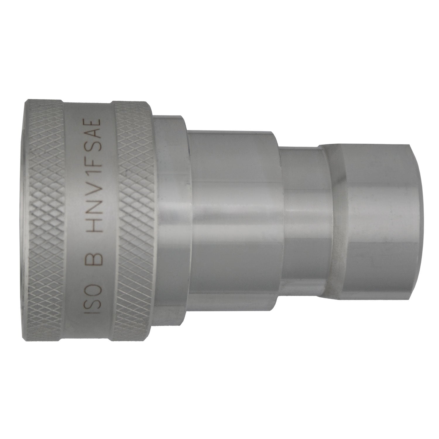 HNV12FSAE by Midland | Hydraulic Quick Disconnect | ISO-B Socket | 1/2" Body Size x 1/2" Female SAE O-Ring Boss | Steel