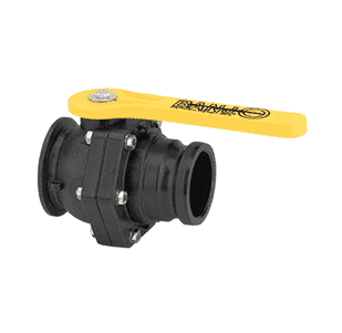 MVSF300 by Banjo | Manifold Flange Connection for Manifold "Stubby" Valve | 3" Flange x 3" Male Adapter | Opening Thru Ball: 2-1/2" | 100 PSI | Polypropylene | Pack of 6