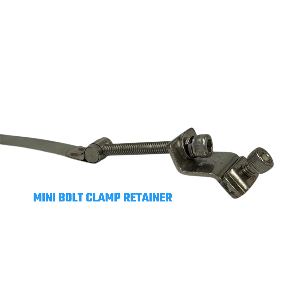 D20329 by Band-It | Mini Bolt Clamp (Retainer) | 1/2" Clamp Width | 15.4" Clamp ID | 304 Stainless Steel