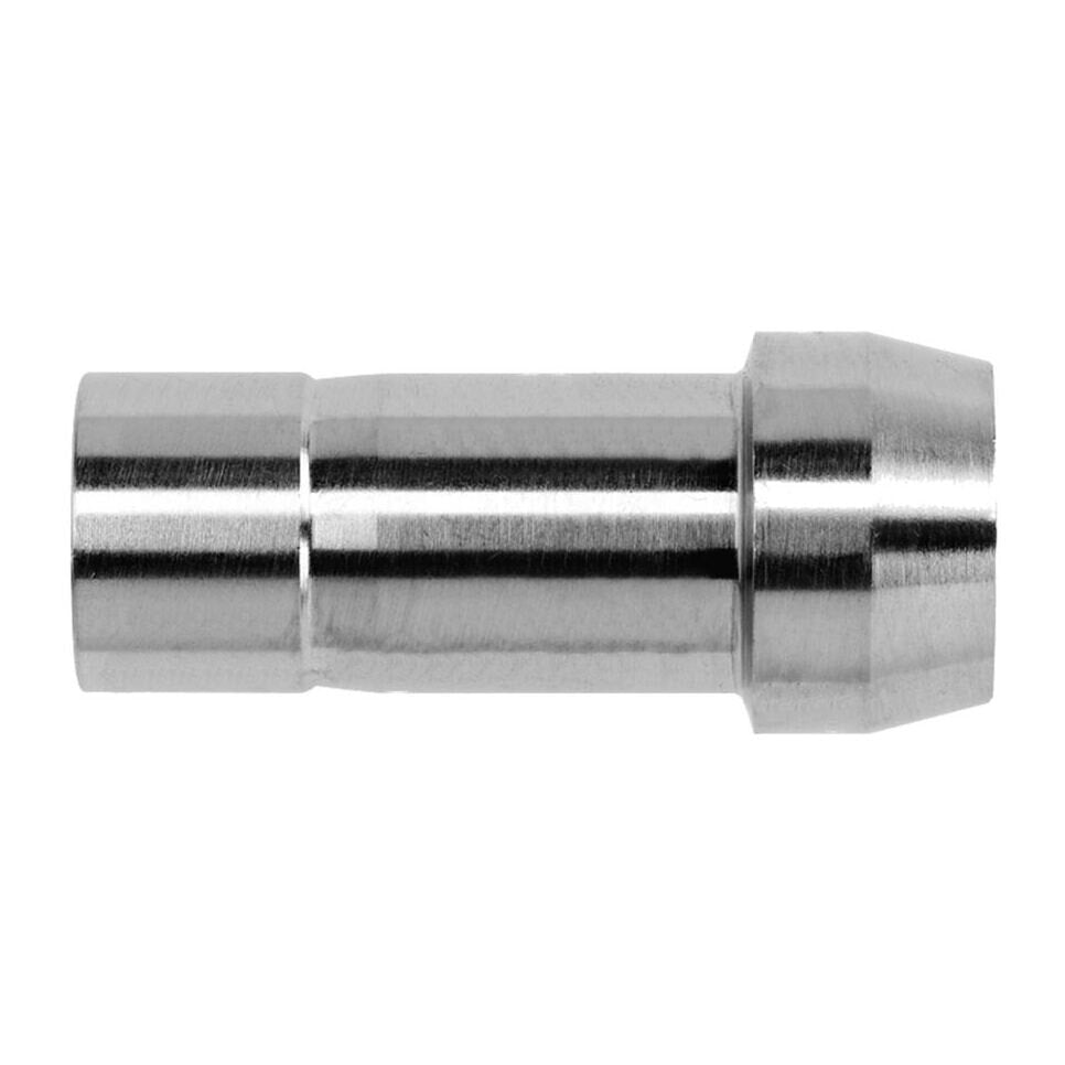 N2440-06-06-SS by Brennan Inc. | -06 Stand Pipe x -06 Ferrule Port Connector | Straight | Stainless Steel