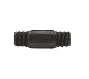 NIP100-4 by Banjo | Pipe Fitting Nipple | 1" Male NPT x 1" Male NPT | Length: 4" | 300 PSI | Polypropylene | Pack of 10