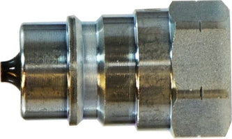 NV14M by Midland | Hydraulic Quick Disconnect | AG Interchange Female Pipe Plug | 1/4" Body Size | 1/4" Female NPT | Steel