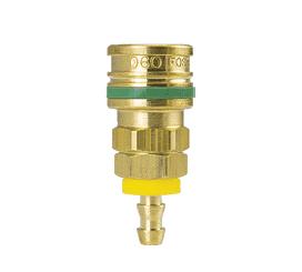 O-1713 by ZSi-Foster | Quick Disconnect | O60 Series | 1/4" Standard Socket | 3/8" ID | Push-On | Hose Stem | Brass