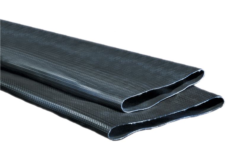 OF20B-1200X100 OROFLEX® 20 by Kuriyama | OF20B Series | Heavy Duty Rubber Discharge Layflat Hose | PVC/Nitrile | 12" Size | 12.087" Hose ID | Black | 100ft Length