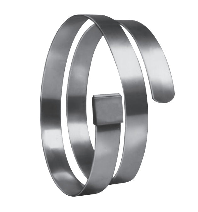 P144800 (PO-48-S) PUNCH-LOK® by PT-Coupling | Open-End Clamp | 12" Clamp ID | 5/8" Band Width | 201 Stainless Steel | 25 Pieces/Carton