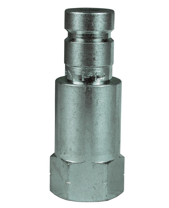 PD1F2 by Dixon Valve | Hydraulic Quick Disconnect Coupling | PD-Series | 1/4" Female NPT x 1/8" ISO15171-1 Diagnostic | Plug | Steel