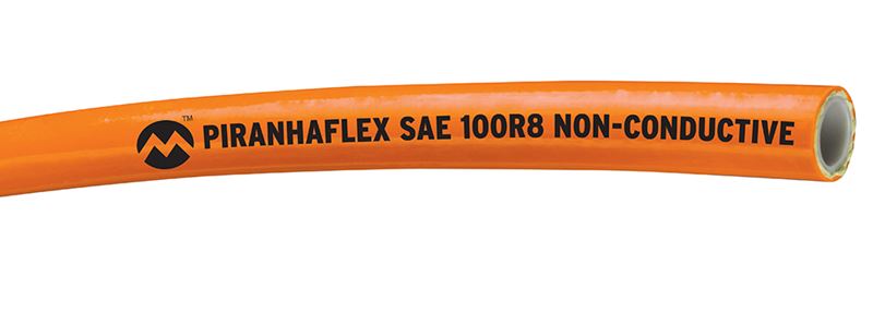 PF628NC-08-250R Alfagomma Piranhaflex™ by Kuriyama | PF628NC Series | SAE 100R8 | Thermoplastic Hydraulic Hose | Non-Conductive | 1/2" ID | 0.820" OD | 3500 PSI | 250ft Length