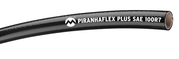 PFP354-08-250R Alfagomma Piranhaflex™ by Kuriyama | PFP354 Series | SAE 100R7 | Thermoplastic Hydraulic Hose + Slither® Cover | Conductive | 1/2" ID | 0.834" OD | 2000 PSI | 250ft Length