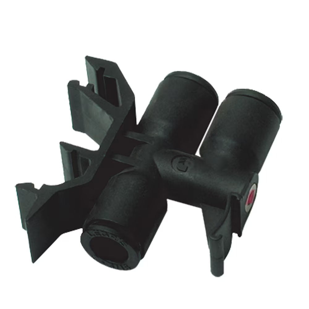 32PLPDRC-4M by Parker | Prestolok PLP Composite Push-to-Connect Fittings | Tube to Tube Fittings | 4mm 3-Tube Rail Connector | 39.5 Length (L) | Glass-Reinforced Nylon | Pack of 5